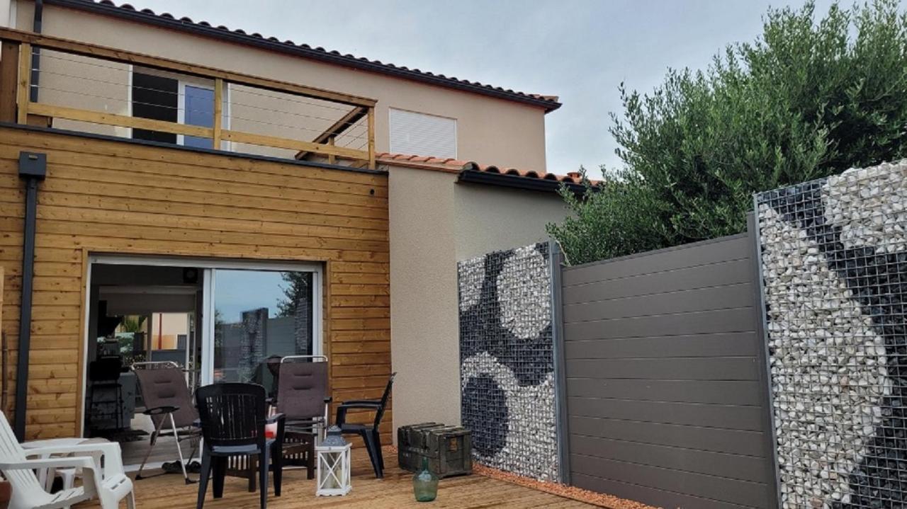 Gîte Du Soleil Maison lumineuse avec terrasse solarium parking privé Sorède Esterno foto